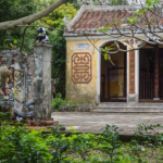 Temple au coin d'une rue à Cam Kim Island (Hoi An)