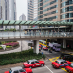 L'une des multiples passerelles situées dans Central (Hong Kong)