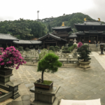 Le superbe couvent de Chi Lin (au nord de Kowloon, Hong Kong)