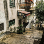 Vieille échoppe dans le quartier de Soho (Hong Kong)