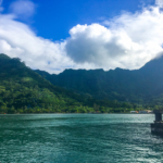 Arrivée en bateau sur Moorea
