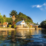 Maisons au bord de l'eau à Moorea