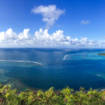 Le lagon vu depuis le belvedère de la Montagne Magique (Moorea)