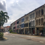 Belles facades traditionnelles à Singapour