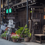 Ruelle dans la vieille ville de Takayama