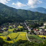 Vue Carte Postale sur Shirakawago