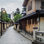 Ruelle dans le quartier des samourais (Kanazawa)