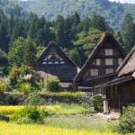 Les chalets bien entretenus de Shirakawago