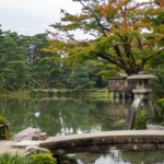 La fameuse lanterne du Kenrokuen (Kanazawa)