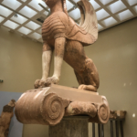 Sphinx grec au Musée de Delphes