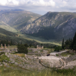 Vue panoramique , Delphes