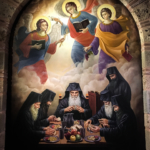 Peinture dans le Monastère Varlaam (Les Météores)