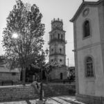 La place du village de Kiliomenos (Zakynthos)
