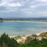 La plage en demi-lune de Voidokilia (Pylos)