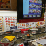 Sushis sur tapis roulant, avec commande à l'écran ! (Kyoto)