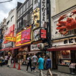 Dōtonbori, rue animée emplie de restos et théatres (Osaka)