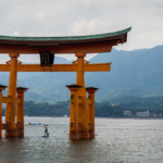 Le célèbre Torii Itsukushima (Miyajima)